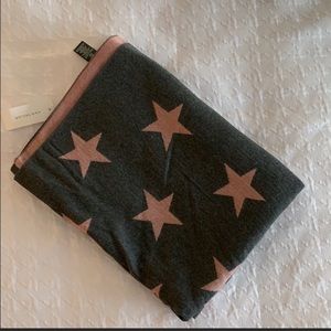 NWT Starry Blanket Scarf - Reversible